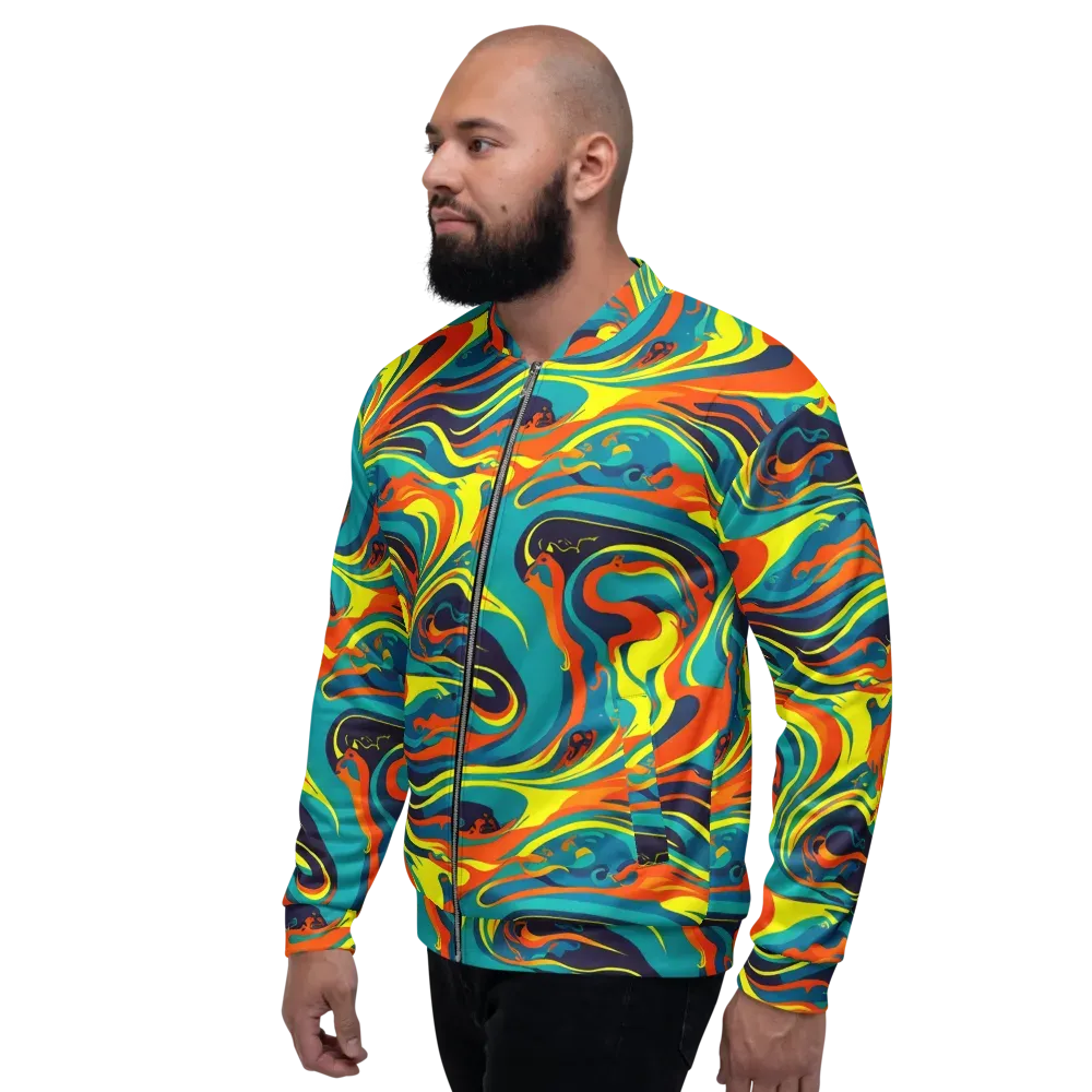 Mythic Maelstrom on Bomber Jacket — Left