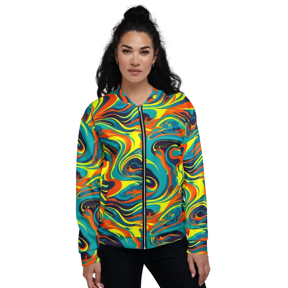 Mythic Maelstrom on Bomber Jacket — Front