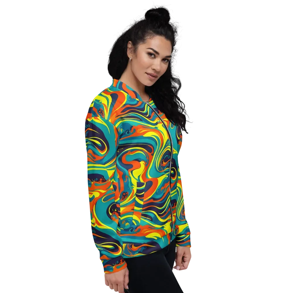 Mythic Maelstrom on Bomber Jacket — Right