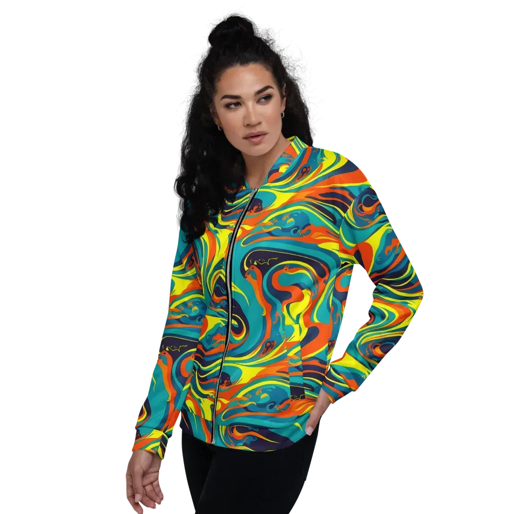 Mythic Maelstrom on Bomber Jacket — Left