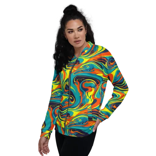 Mythic Maelstrom on a Bomber Jacket