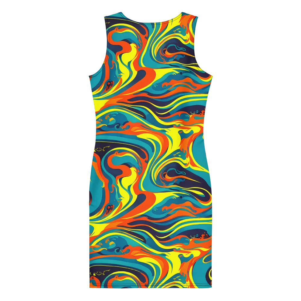 Mythic Maelstrom on Bodycon Dress — Back