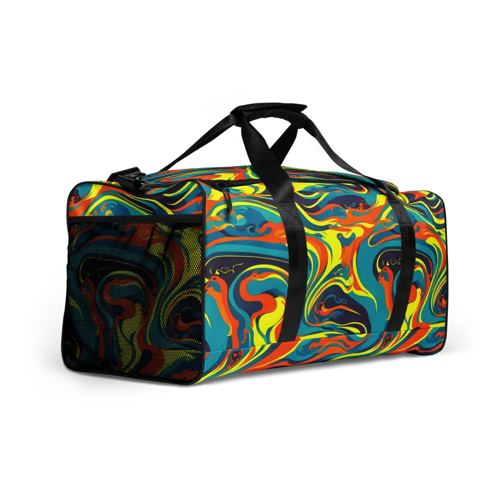 Mythic Maelstrom on Duffle Bag — Right Front