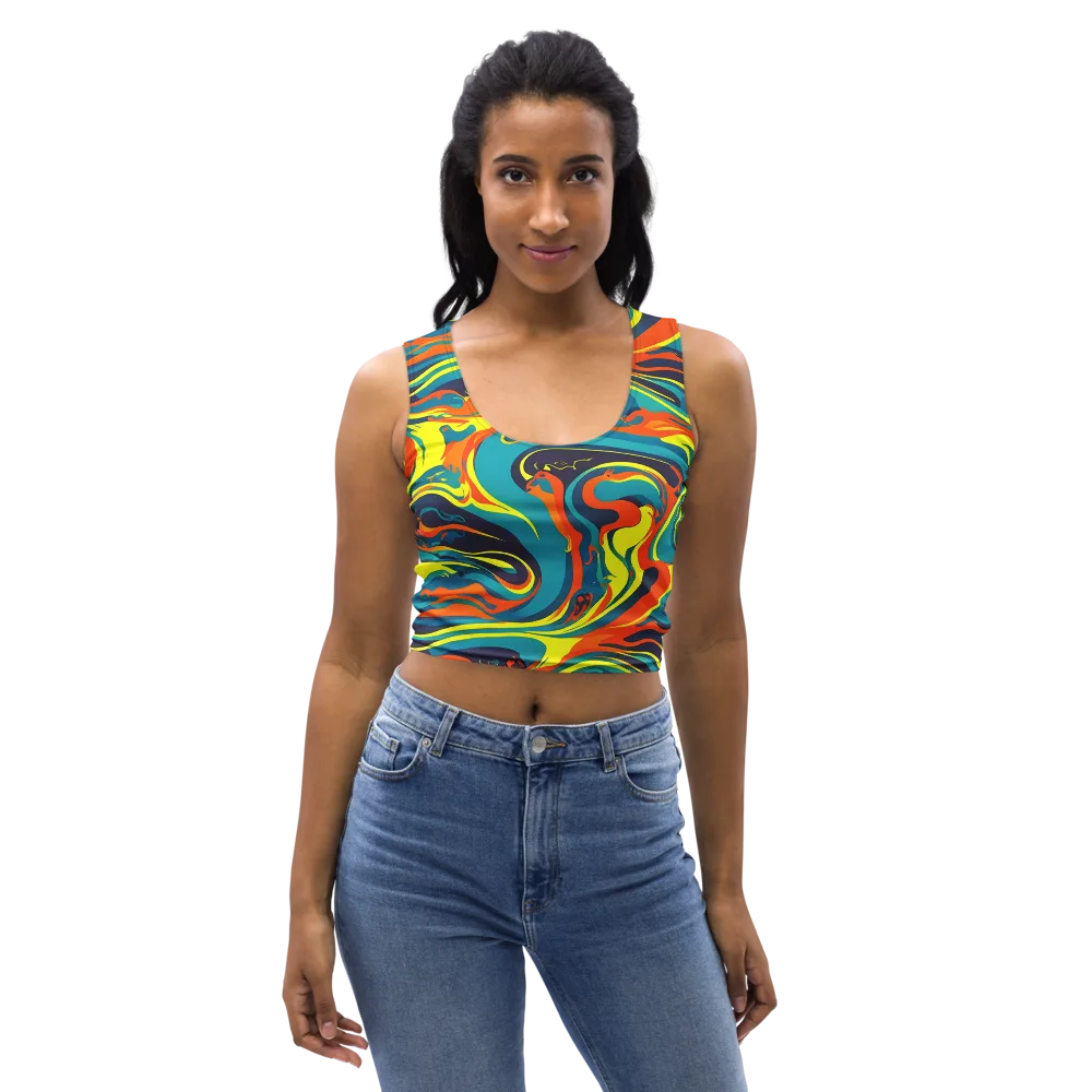 Mythic Maelstrom on Crop Top — Front