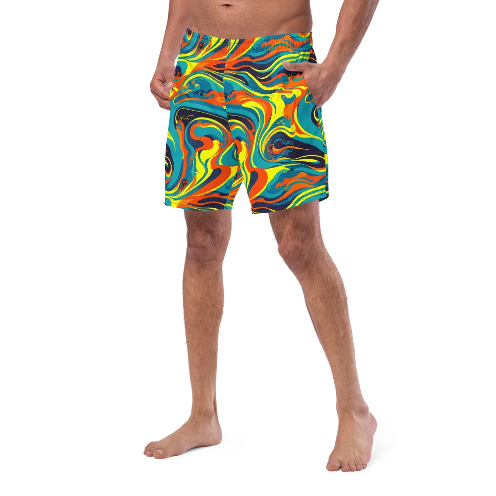 Mythic Maelstrom on Swim Trunks — Left Front