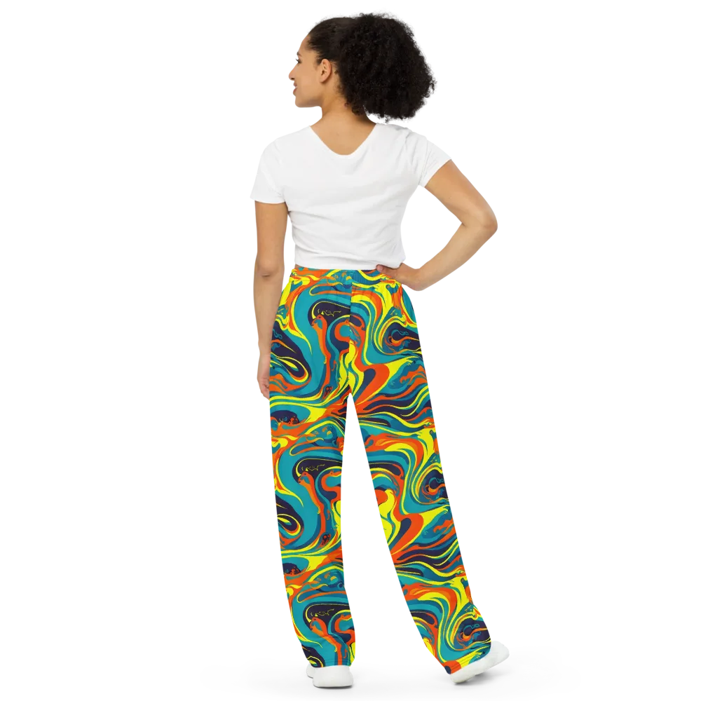 Mythic Maelstrom on Wide-Leg Pants — Back