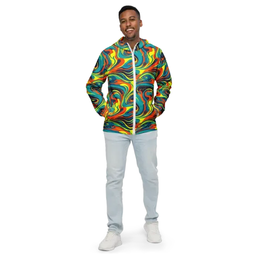 Mythic Maelstrom on a Men's Windbreaker