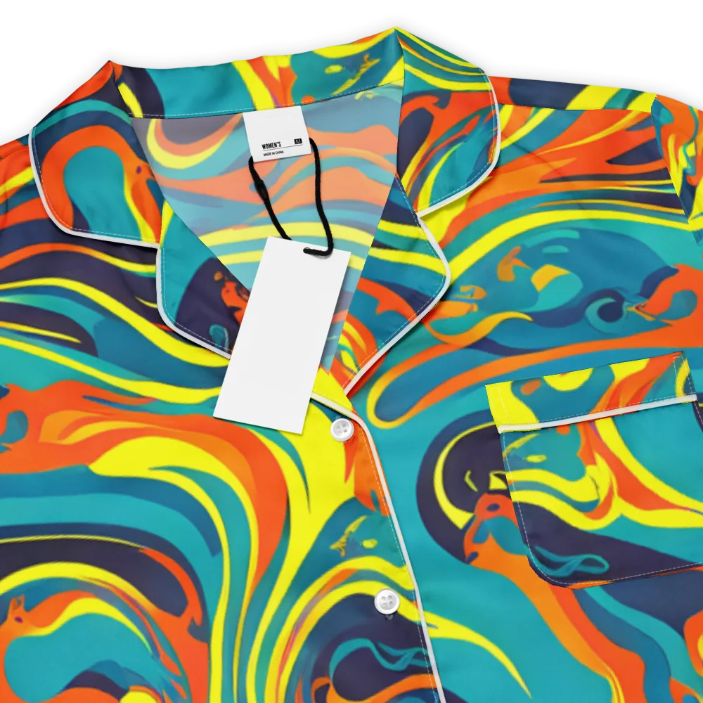 Mythic Maelstrom on Women's Short Sleeve Pajama Top — Product details