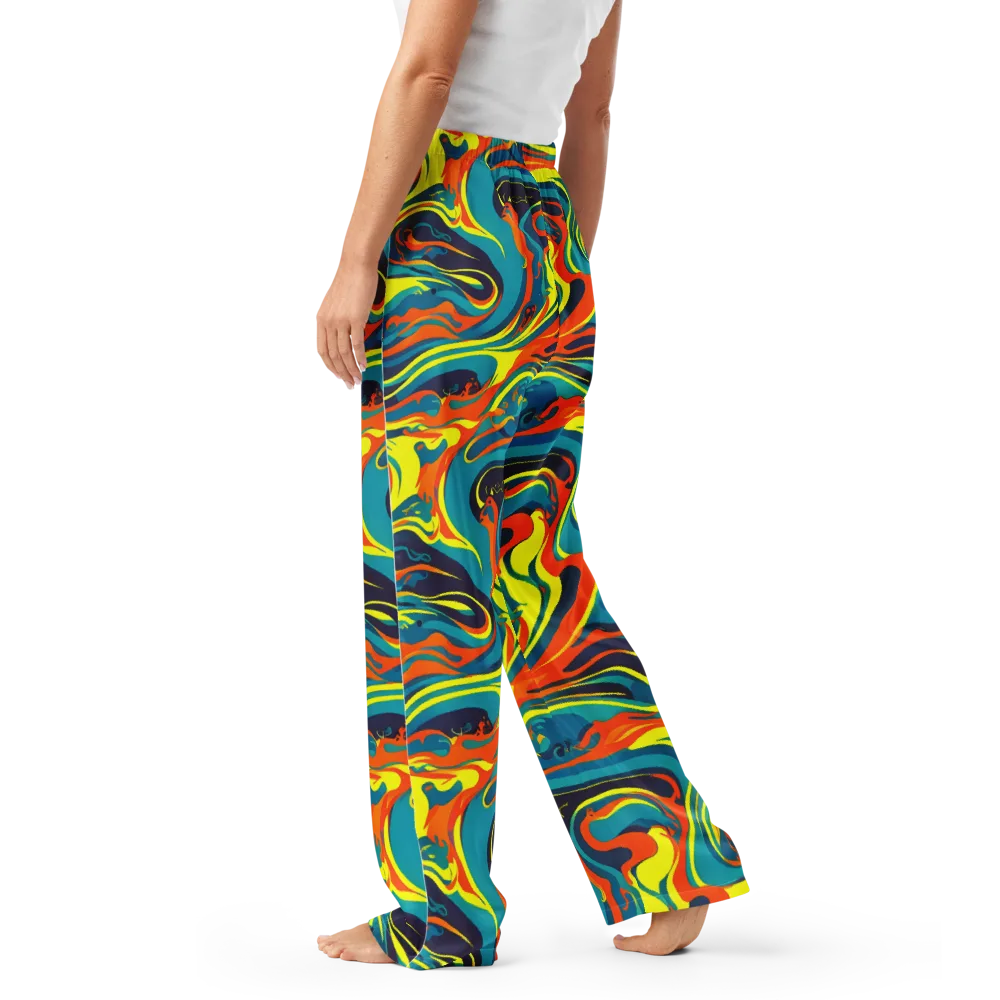 Mythic Maelstrom on Women's Pajama Pants — Left