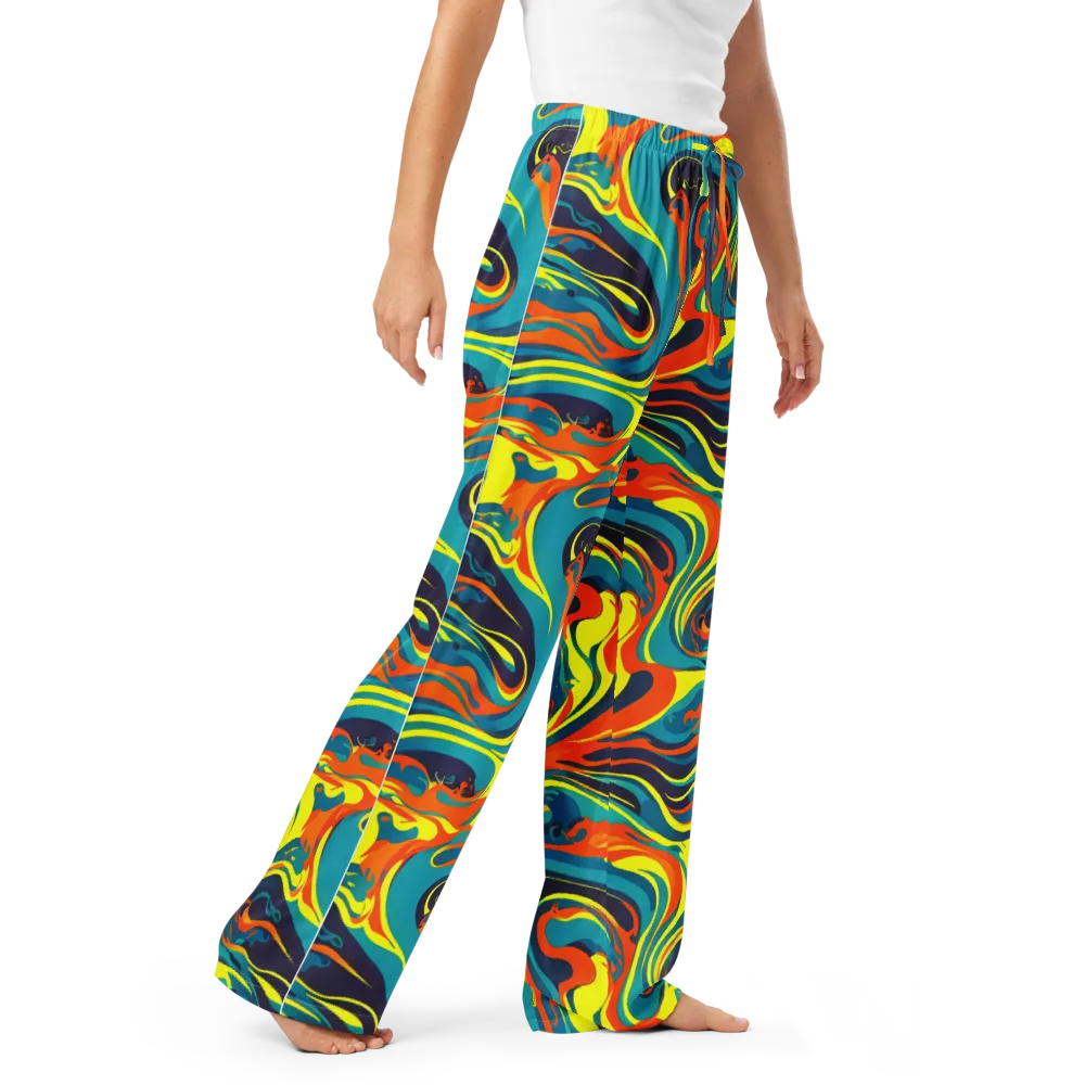 Mythic Maelstrom on Women's Pajama Pants — Right Front