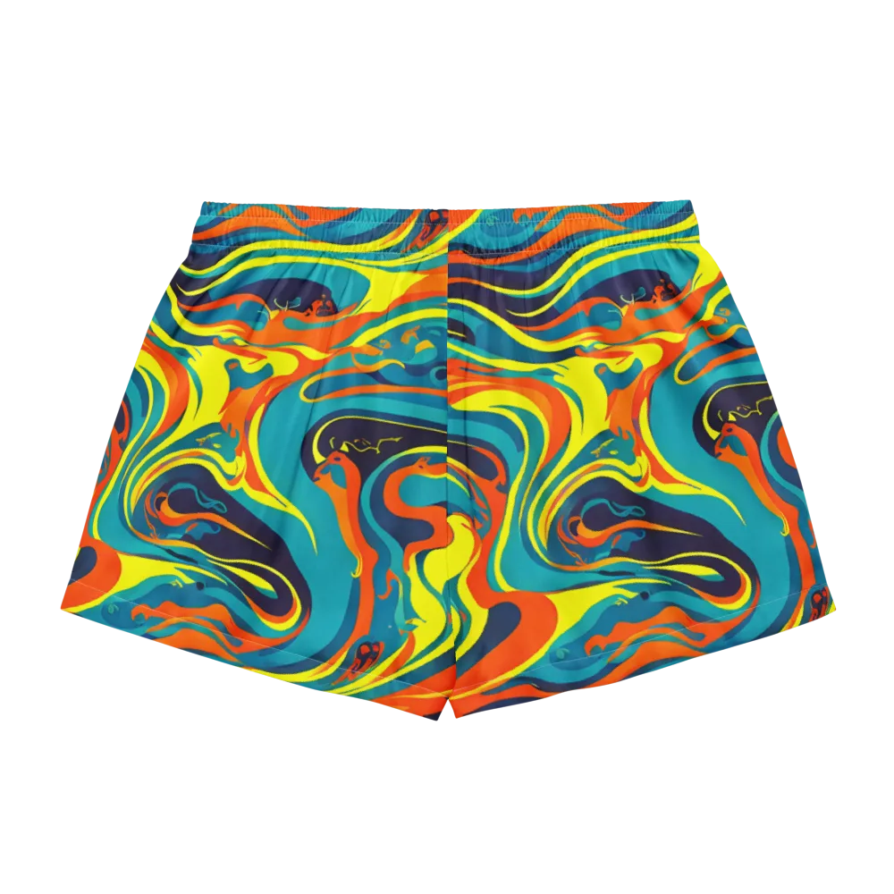 Mythic Maelstrom on Women's Pajama Shorts — Back