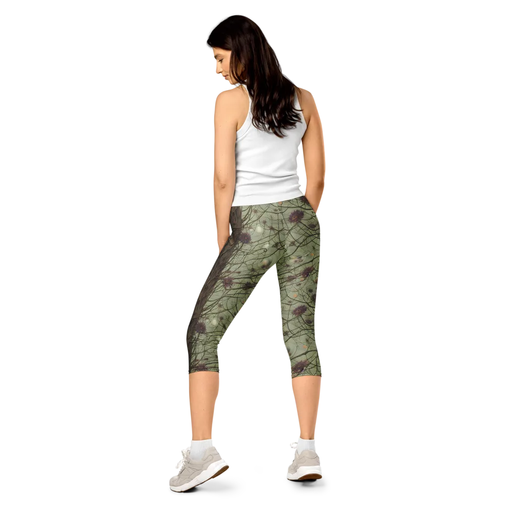 Kowch's Enigma on Capri Leggings — Back