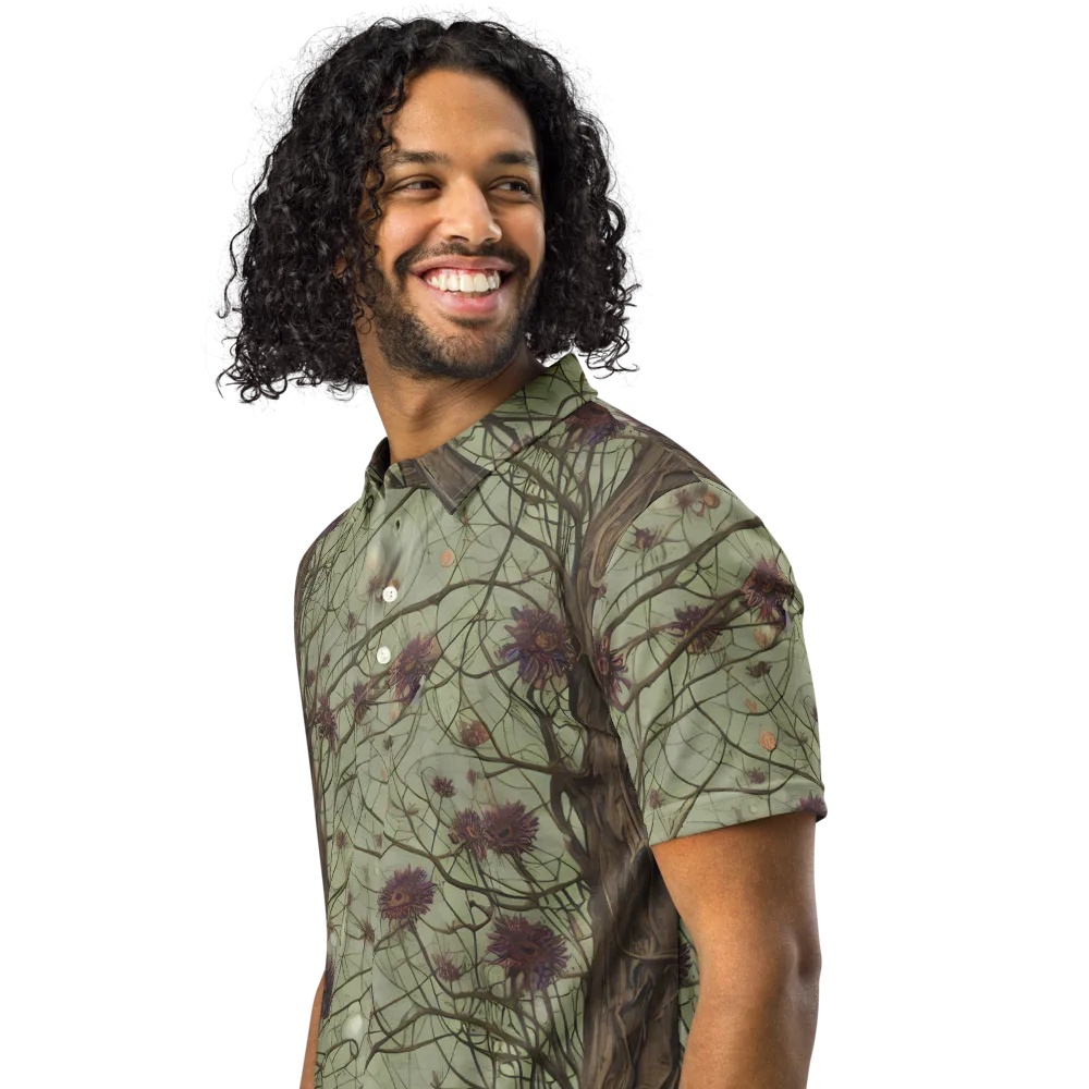 Kowch's Enigma on Men's Slim Fit Polo Shirt — Left Front