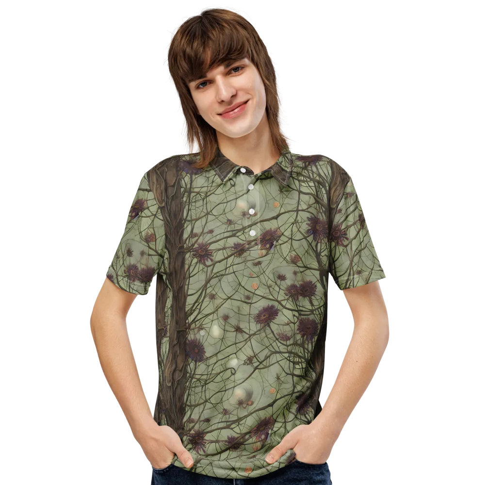 Kowch's Enigma on Men's Slim Fit Polo Shirt — Front