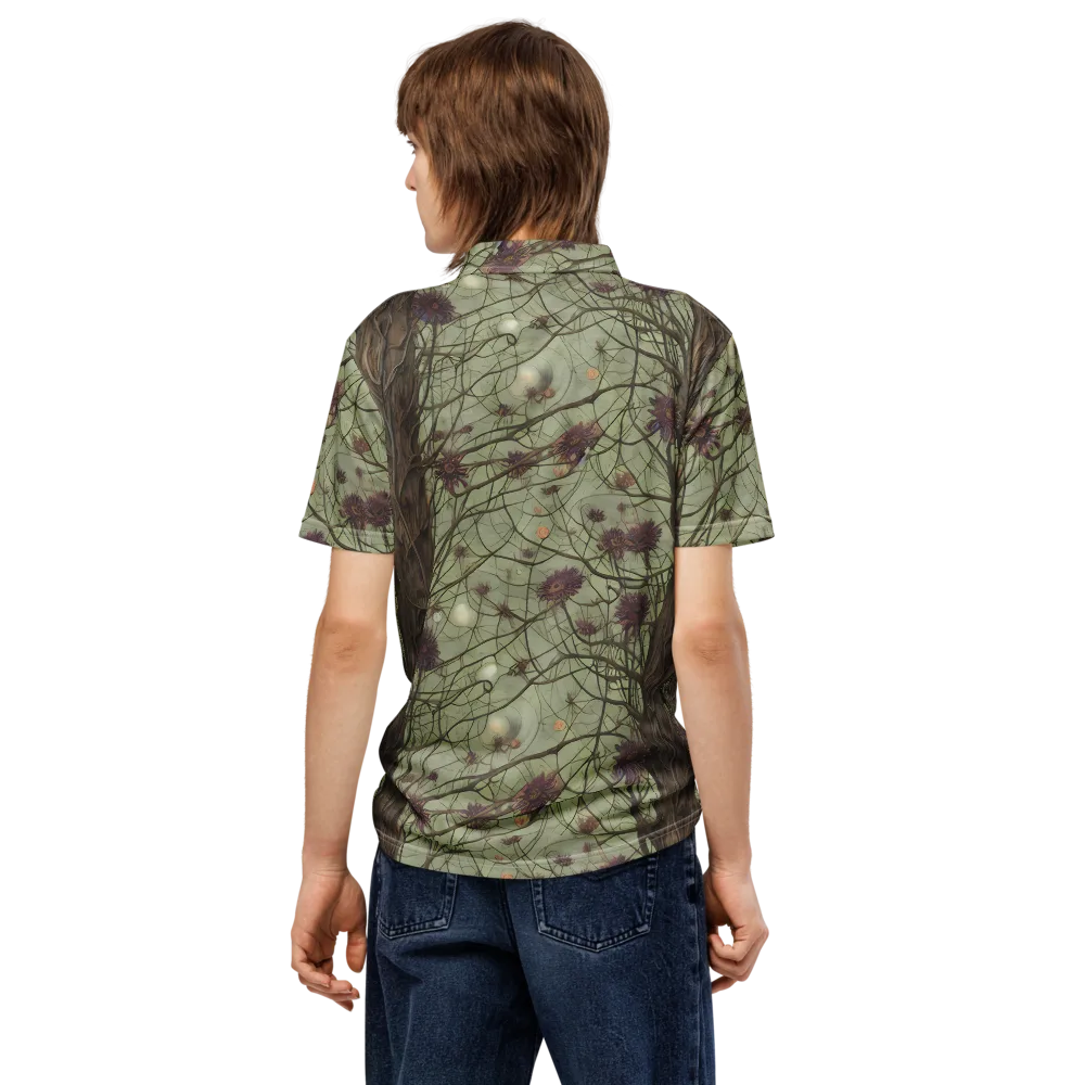 Kowch's Enigma on Men's Slim Fit Polo Shirt — Back