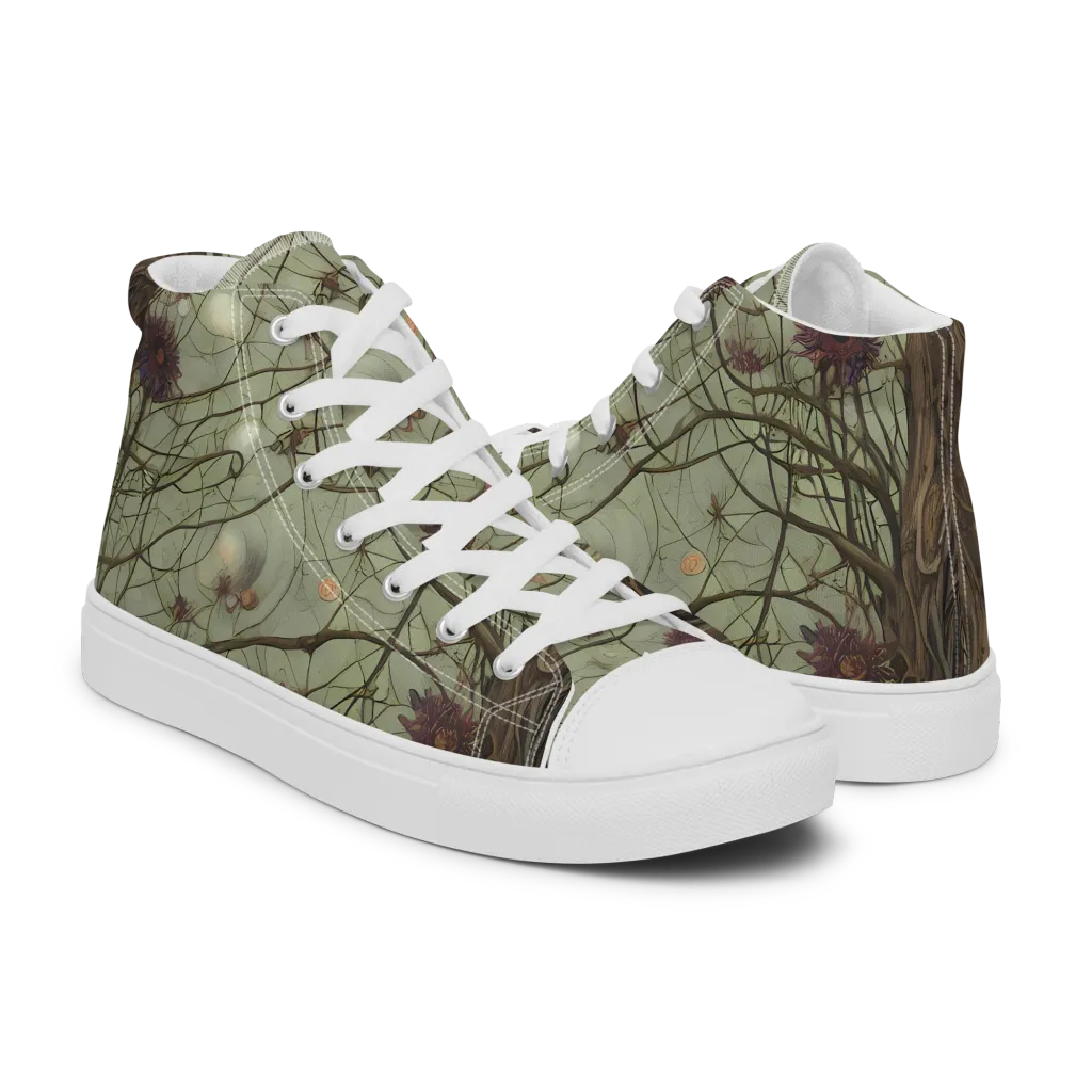 Kowch's Enigma on Men's High Top Canvas Shoes — Right