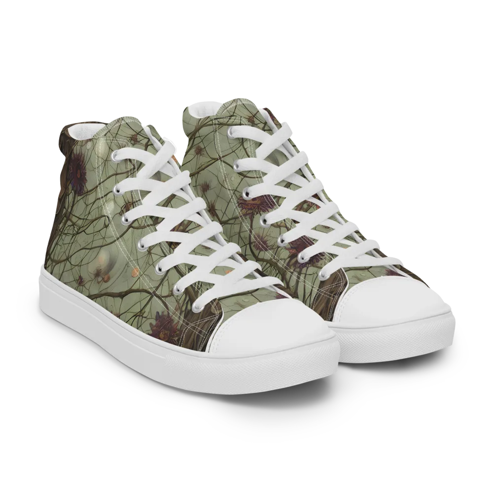 Kowch's Enigma on Women's High Top Canvas Shoes — Right Front