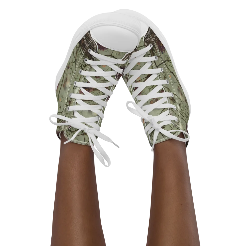 Kowch's Enigma on Women's High Top Canvas Shoes — Front