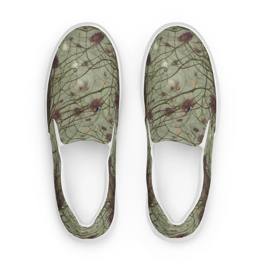 Kowch's Enigma on Men's Slip-On Canvas Shoes — Front
