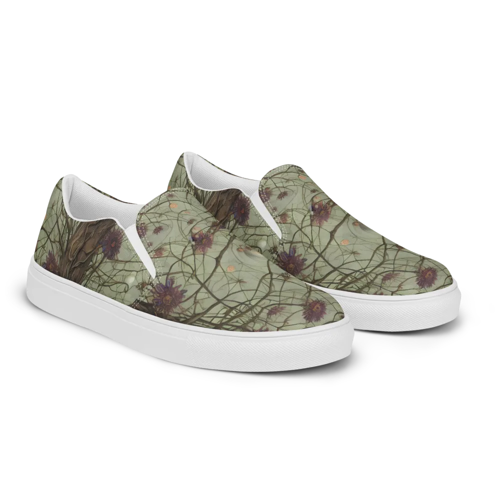 Kowch's Enigma on Men's Slip-On Canvas Shoes — Right Front