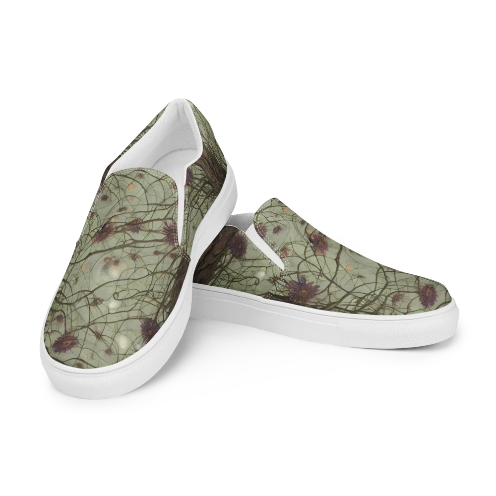 Kowch's Enigma on Men's Slip-On Canvas Shoes — Left Front