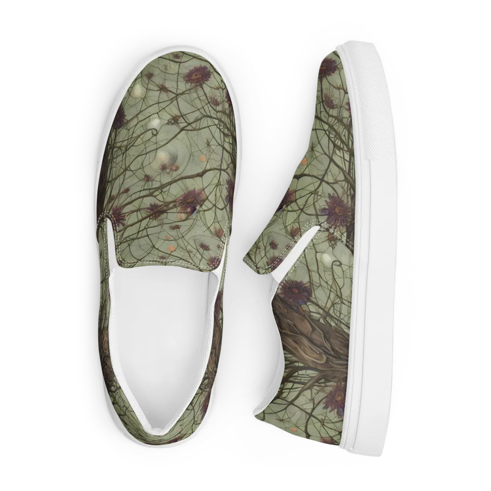 Kowch's Enigma on Men's Slip-On Canvas Shoes — Front