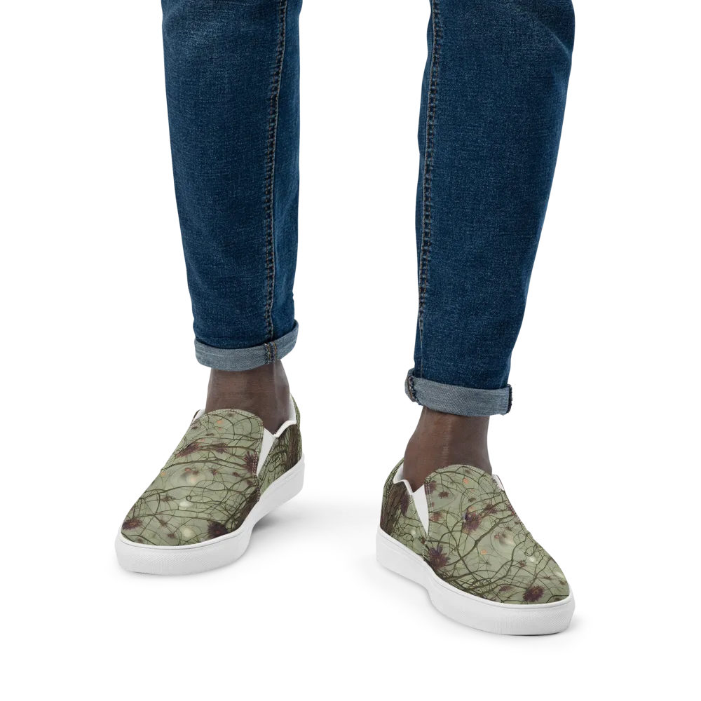 Kowch's Enigma on Men's Slip-On Canvas Shoes — Front