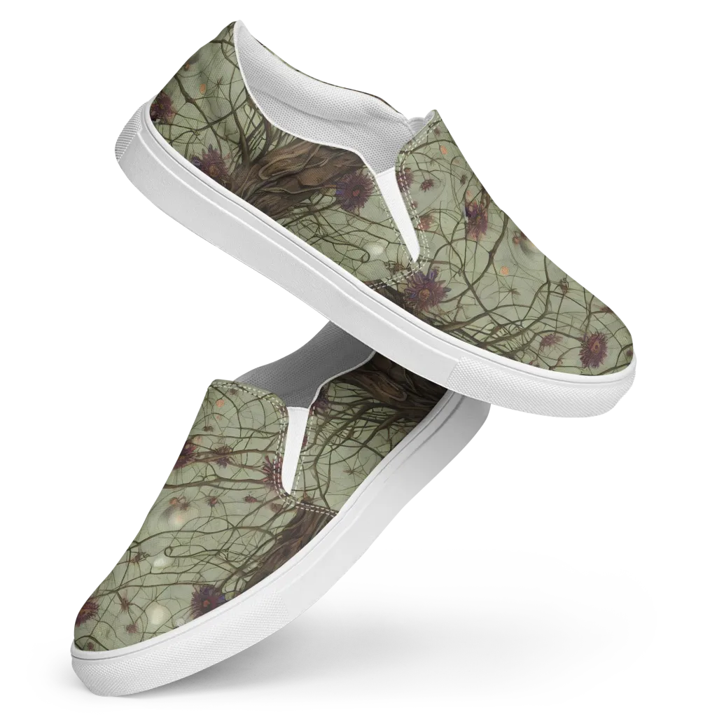 Kowch's Enigma on Women's Slip-On Canvas Shoes — Front
