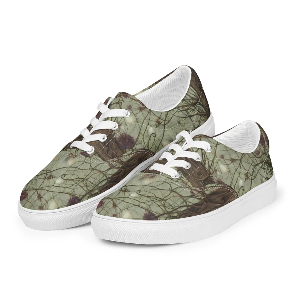 Kowch's Enigma on Men's Lace-Up Canvas Shoes — Left Front