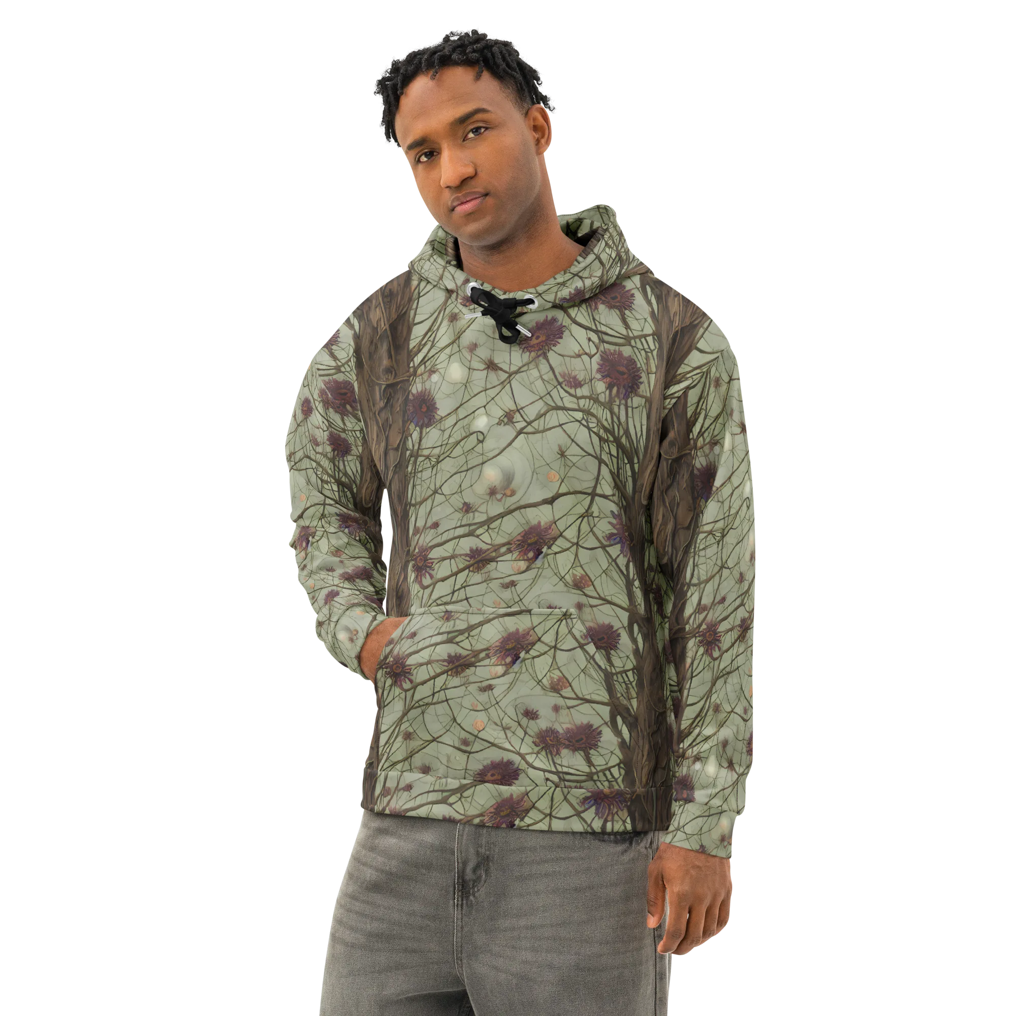 Kowch's Enigma on Cotton Hoodie — Left Front