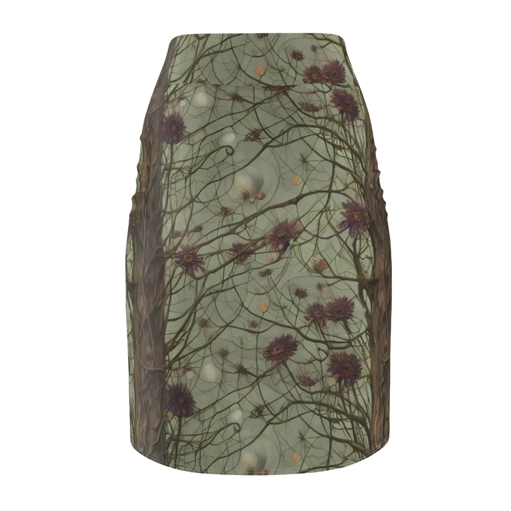 Kowch's Enigma on Pencil Skirt — Back