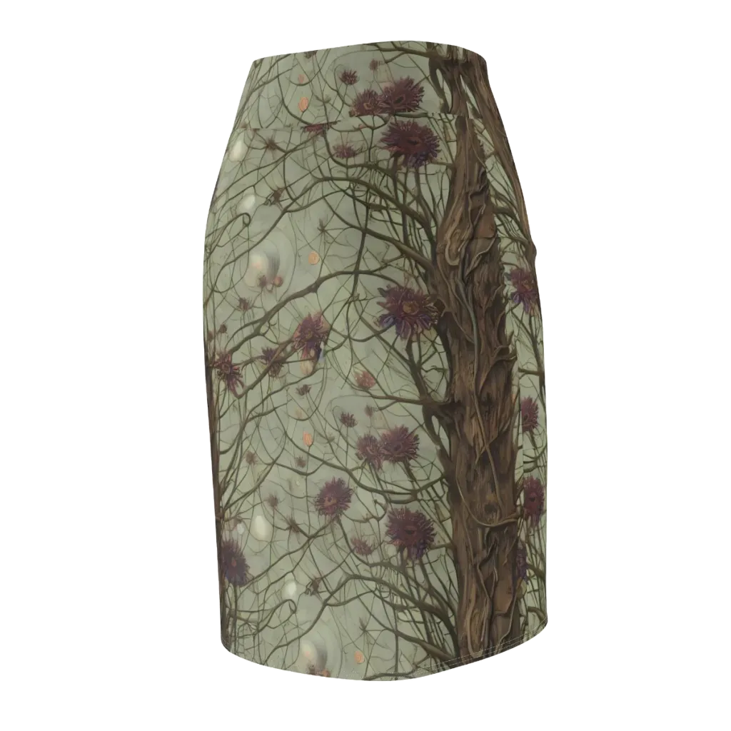 Kowch's Enigma on Pencil Skirt — Back Side