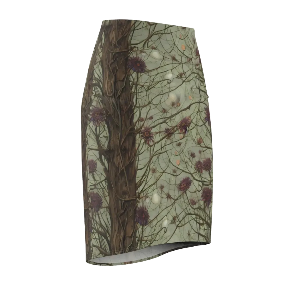 Kowch's Enigma on Pencil Skirt — Front Side