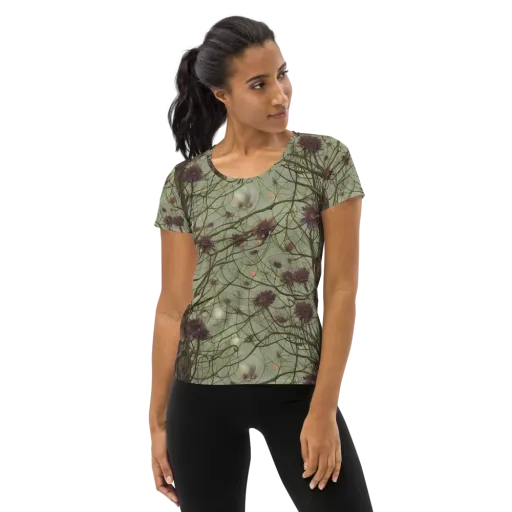 Kowch's Enigma on a Women's Athletic T-Shirt