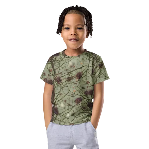 Kowch's Enigma on a Kids Crew Neck T-Shirt