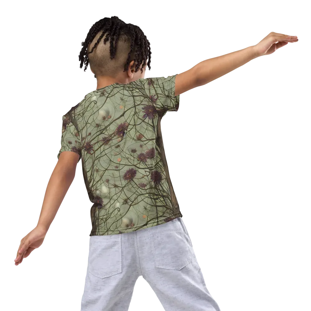 Kowch's Enigma on Kids Crew Neck T-Shirt — Back