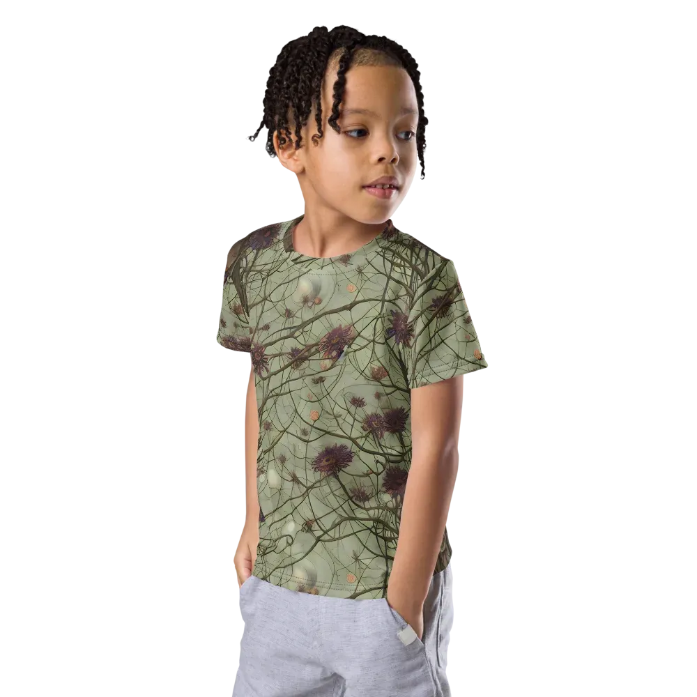 Kowch's Enigma on Kids Crew Neck T-Shirt — Left Front