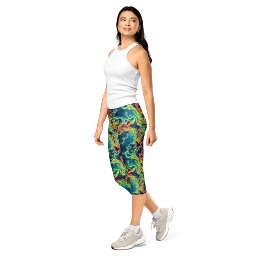 Echoed Pulses on a Capri Leggings