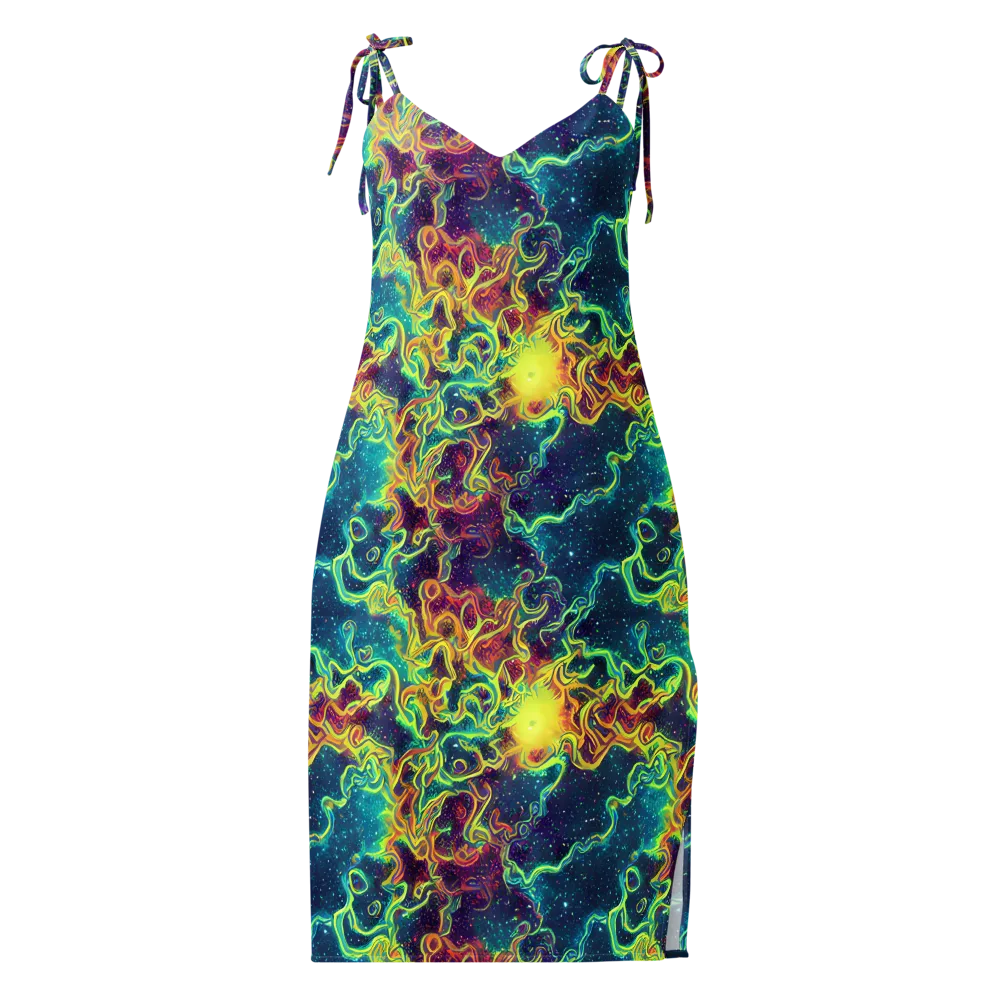 Echoed Pulses on Slip Dress — Front