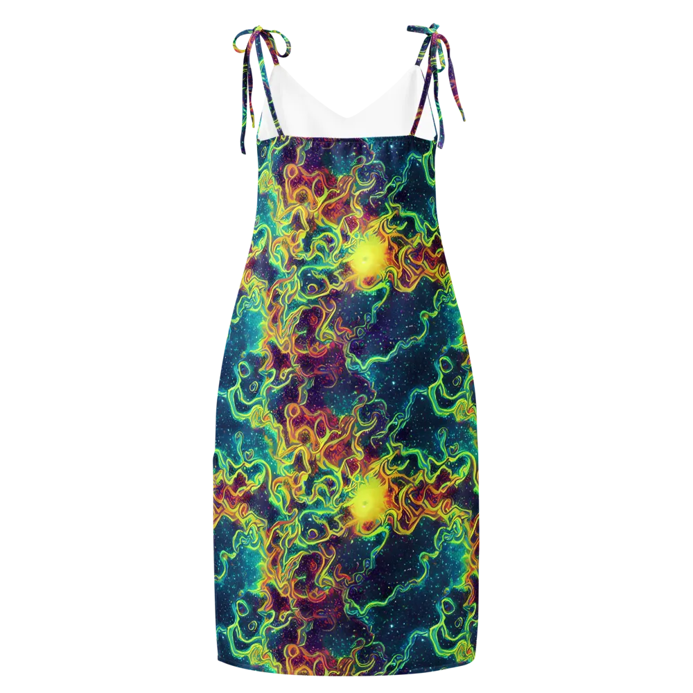 Echoed Pulses on Slip Dress — Back