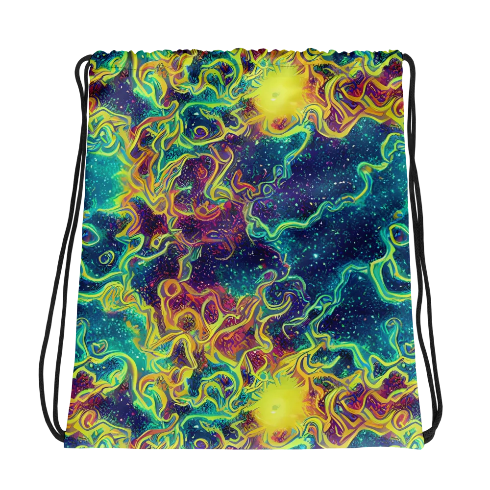 Echoed Pulses on Drawstring Bag — Photo