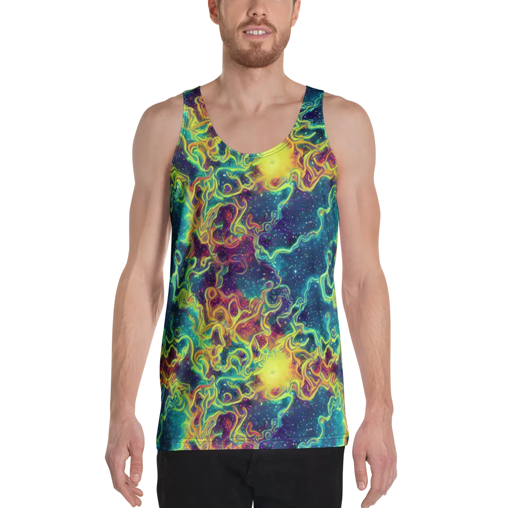 Echoed Pulses on Men's Tank Top — Front