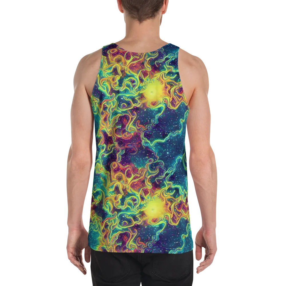 Echoed Pulses on Men's Tank Top — Back