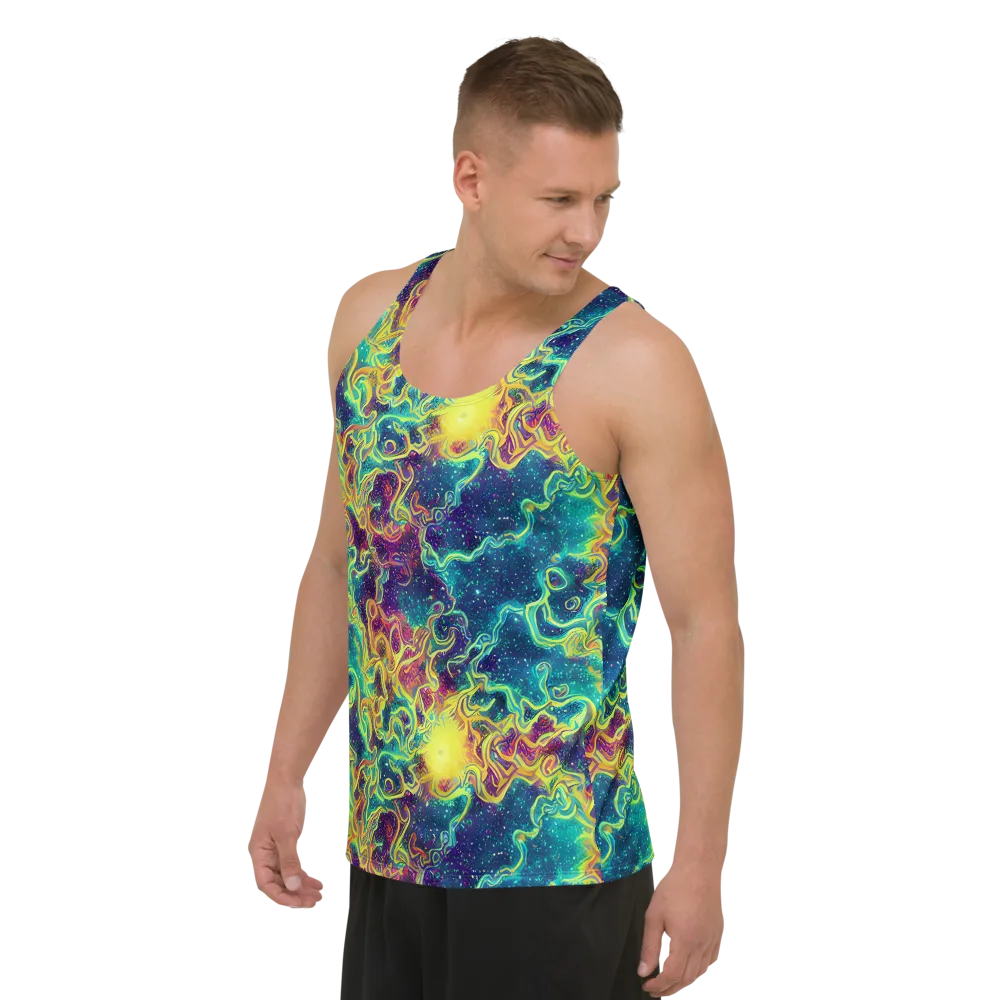Echoed Pulses on Men's Tank Top — Left Front