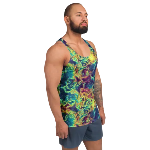 Echoed Pulses on a Men's Tank Top