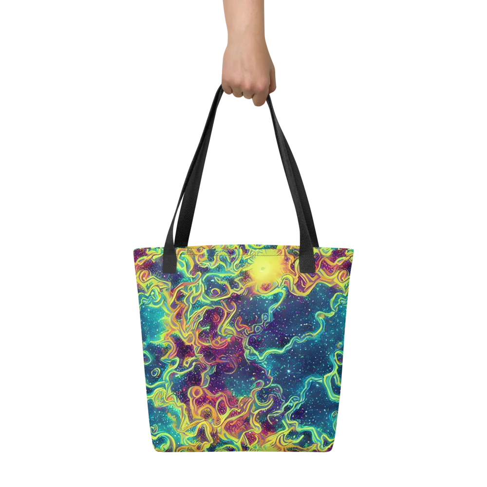 Echoed Pulses on Tote Bag — Front