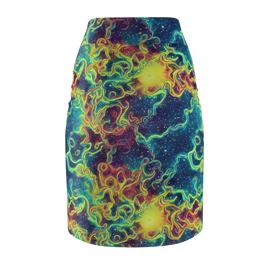 Echoed Pulses on Pencil Skirt — Back