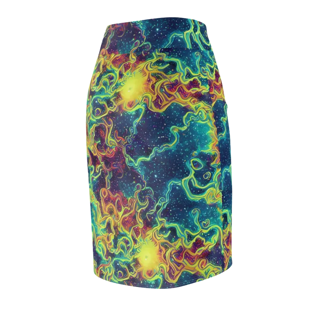 Echoed Pulses on Pencil Skirt — Back Side