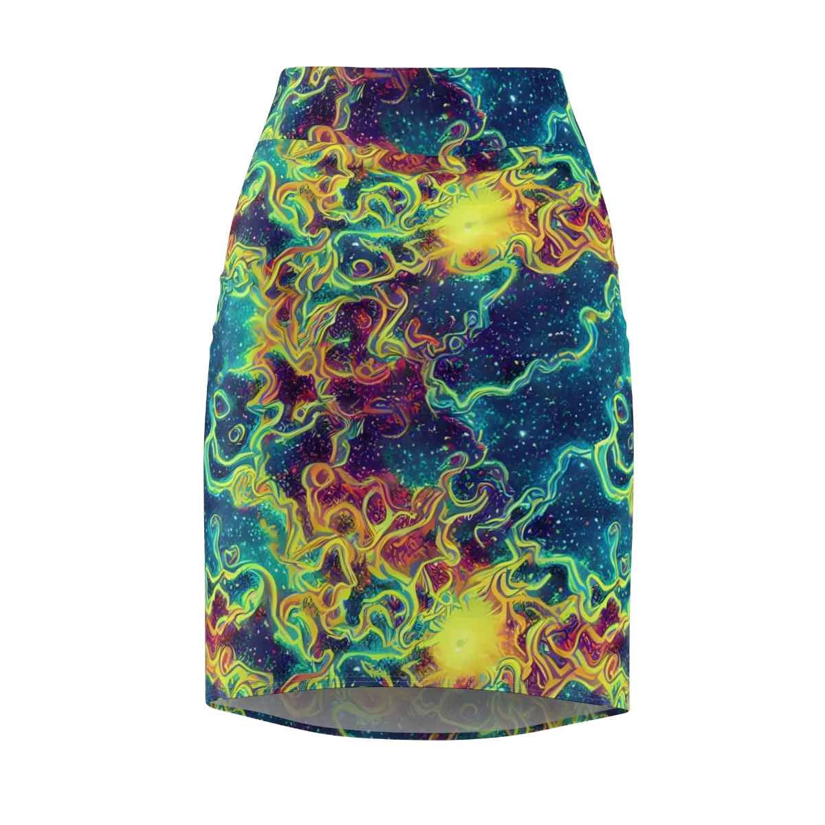 Echoed Pulses on Pencil Skirt — Front