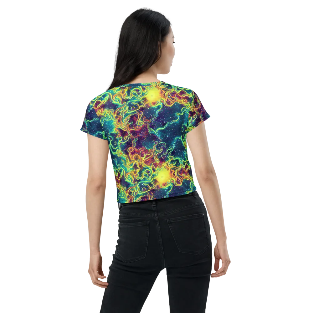 Echoed Pulses on Crop Tee — Back